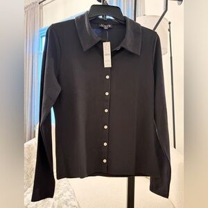 J. Crew Black Button Down Shirt